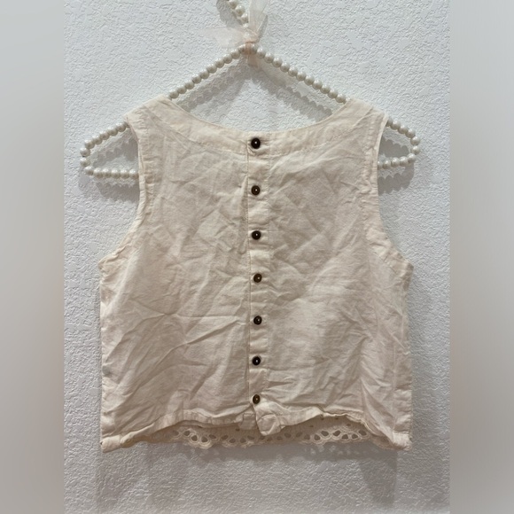 Bombay Paisley embroidered cotton top size XS - Picture 2 of 4